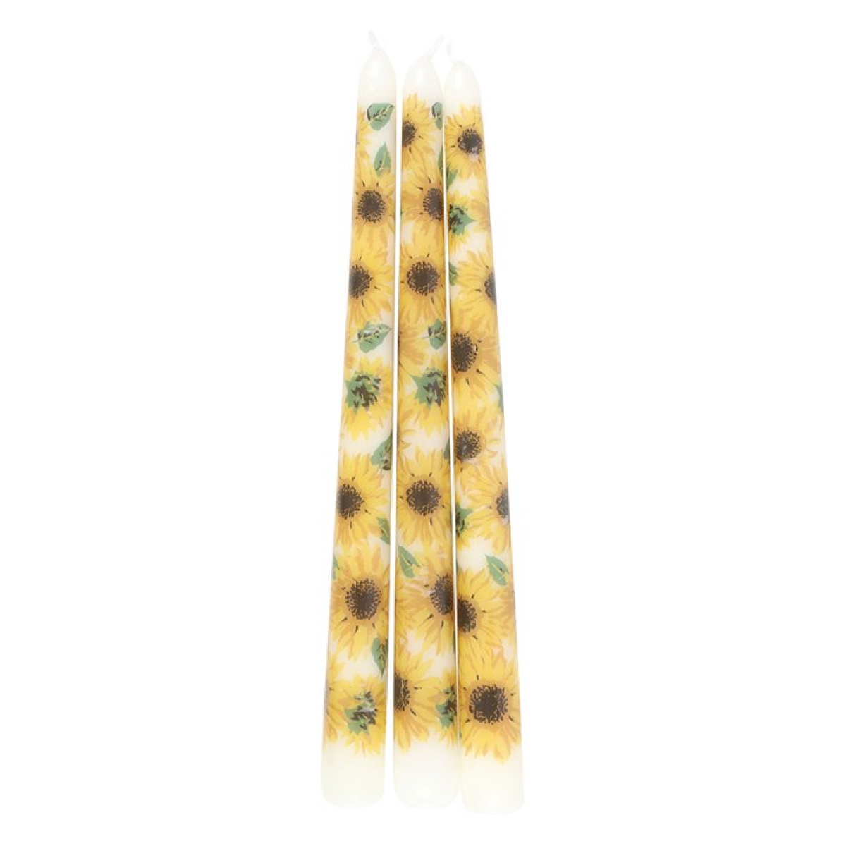 Set of 3 Sunflower Taper Candles - Image 5