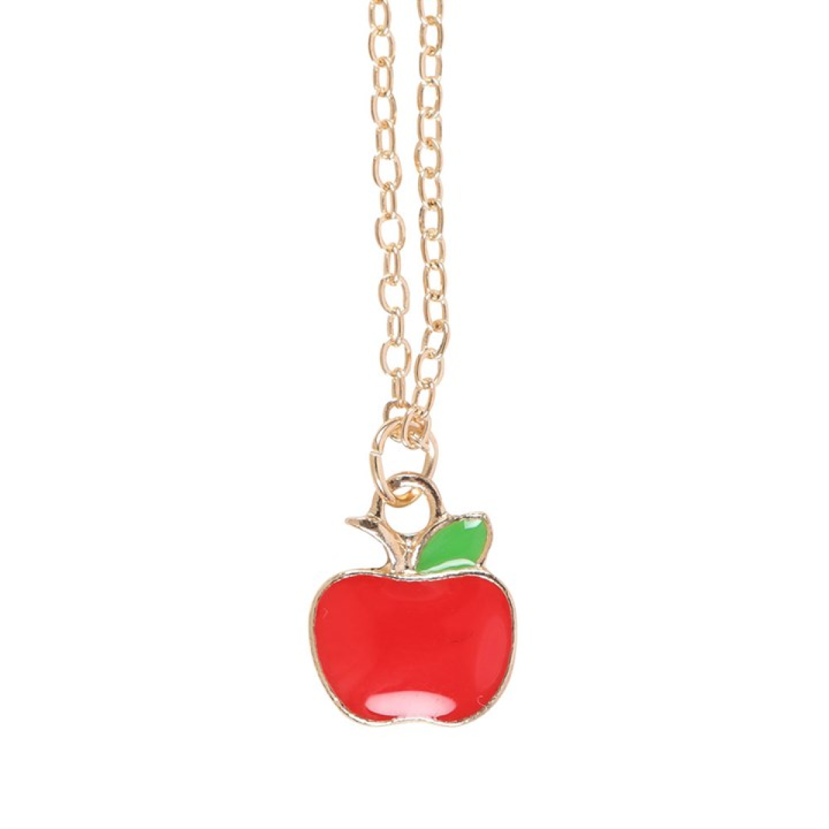 Best Teacher Apple Necklace on Greeting Card - Image 5