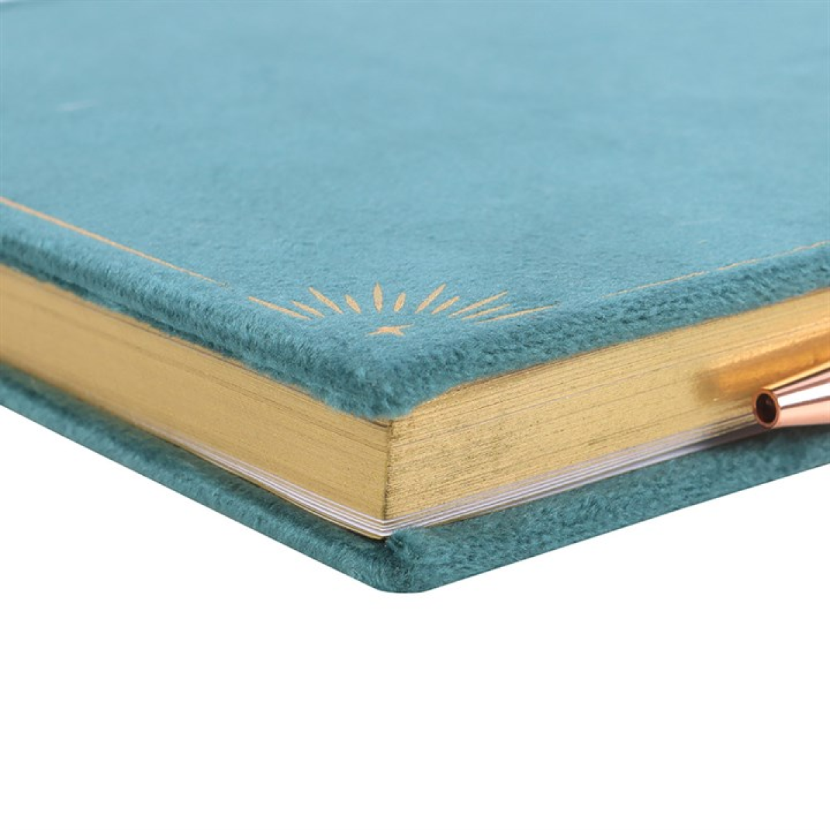 Book of Abundance Journal with Green Aventurine Crystal Pen - Image 6