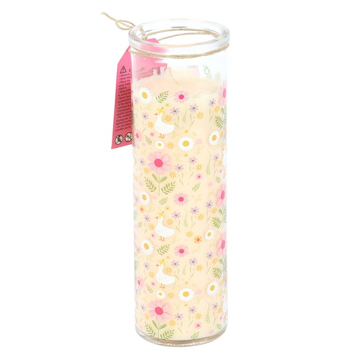 Daisy & Duck Print Vanilla Tube Candle - Image 3