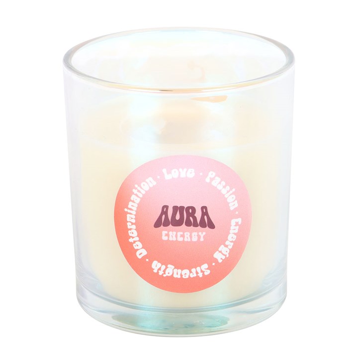Aura Energy Juicy Raspberry Iridescent Candle - Image 3