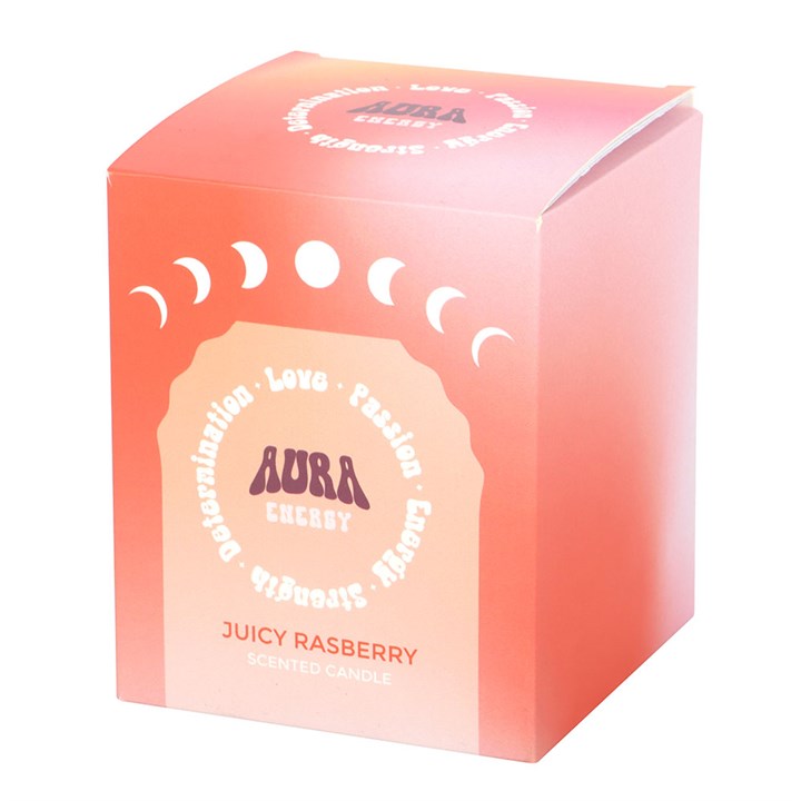 Aura Energy Juicy Raspberry Iridescent Candle - Image 4