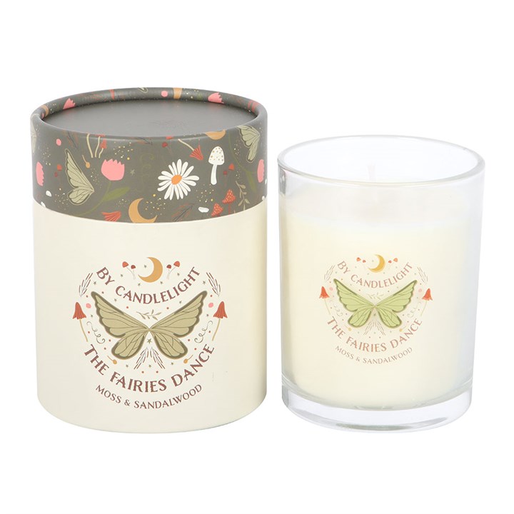 Fairy Wing Moss & Sandalwood Candle - Image 2