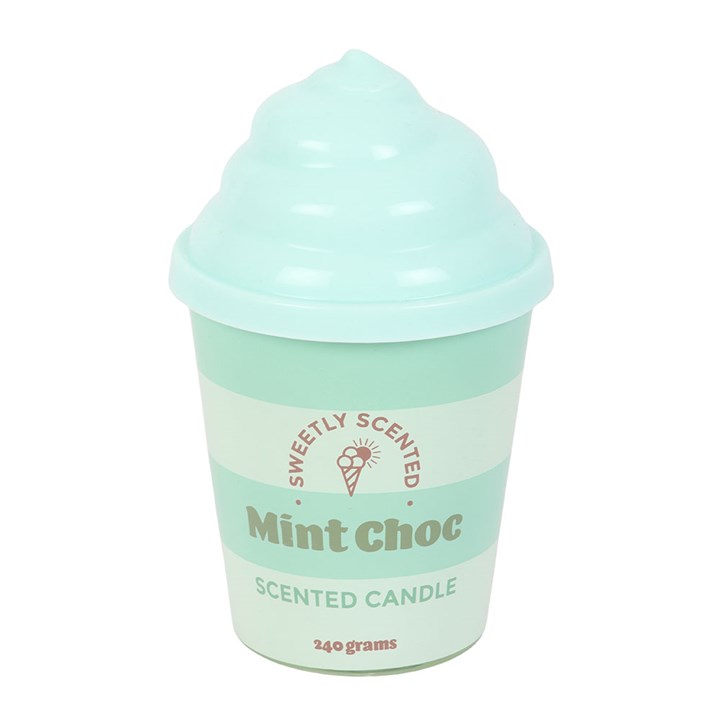Mint Choc Ice Cream Scented Candle - Image 2