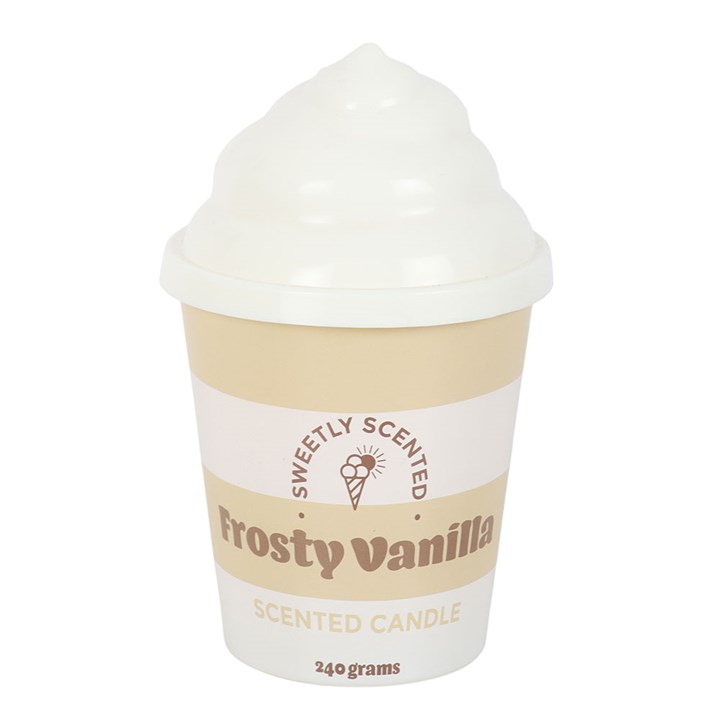 Frosty Vanilla Ice Cream Scented Candle - Image 2