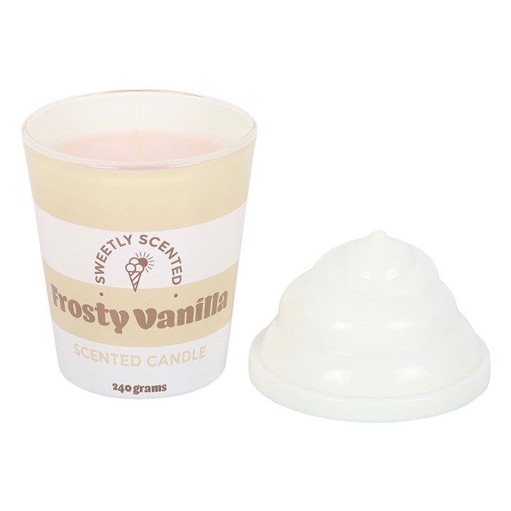Frosty Vanilla Ice Cream Scented Candle - Image 3