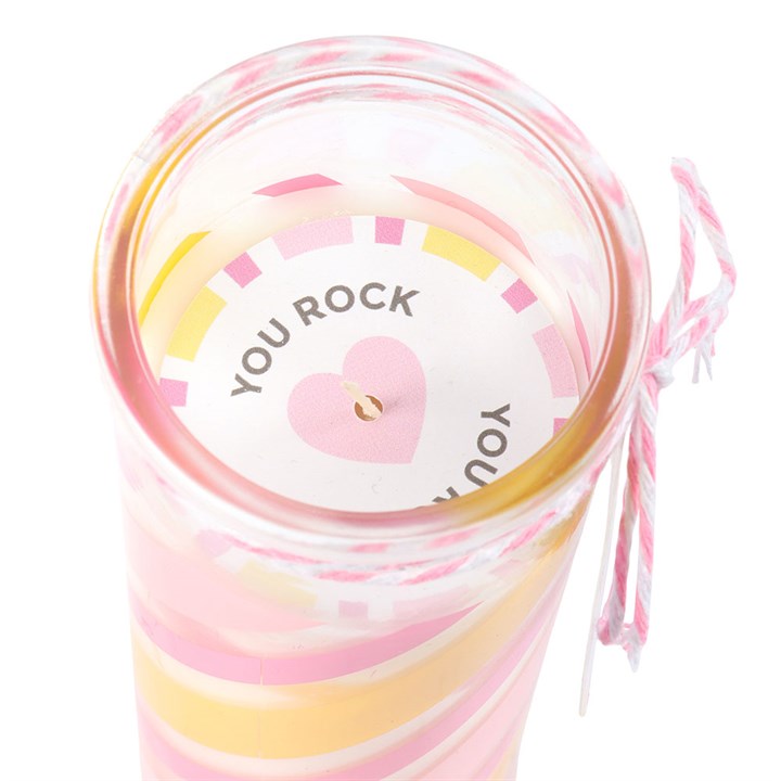 Candy Stripe Candyfloss Tube Candle - Image 4
