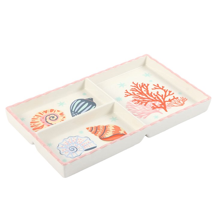 Pastel Shell and Coral Trinket Tray - Image 4
