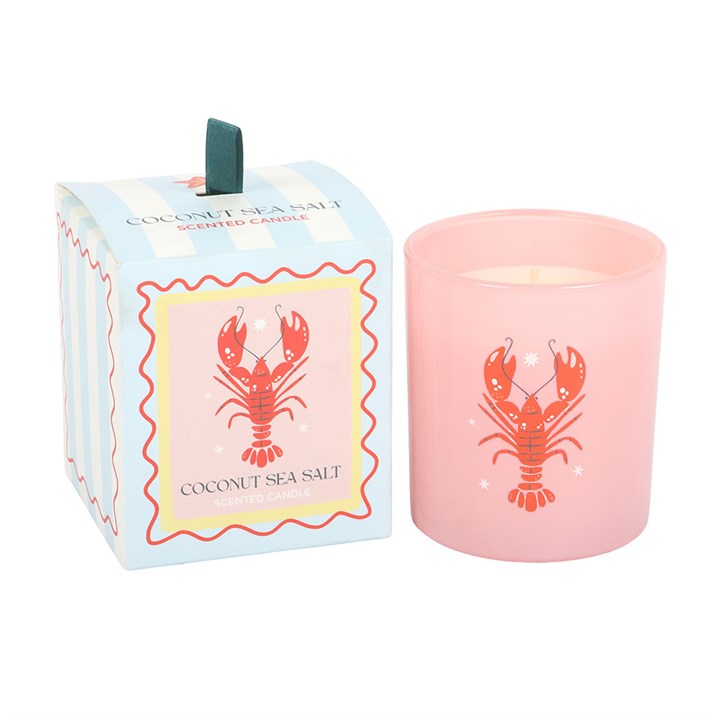 Pastel Lobster Coconut & Sea Salt Candle - Image 2