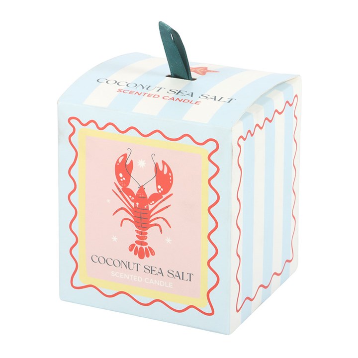 Pastel Lobster Coconut & Sea Salt Candle - Image 4