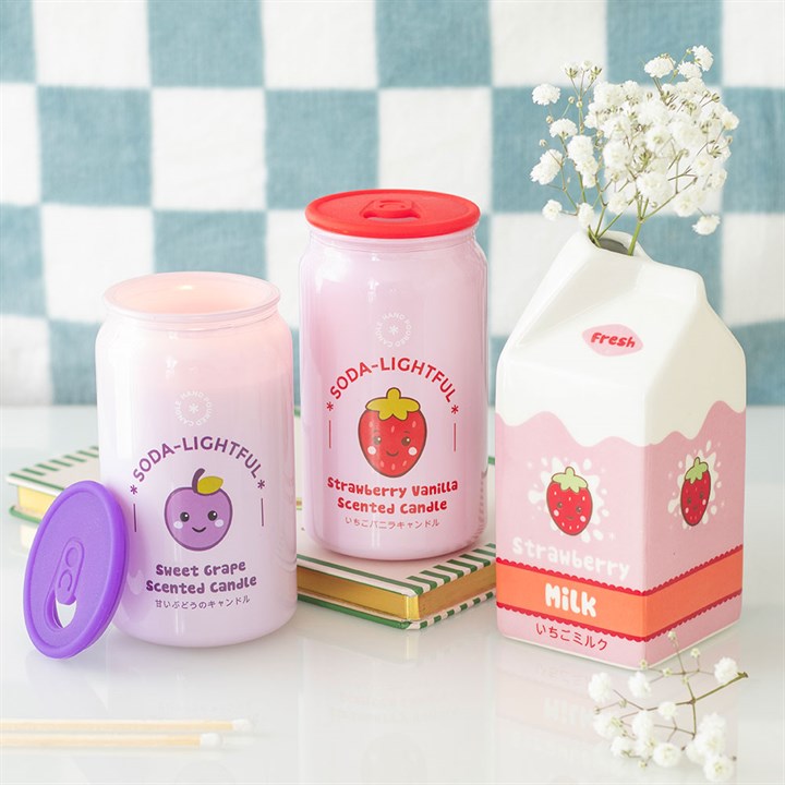 Strawberry Milk Carton Flower Vase - Image 5
