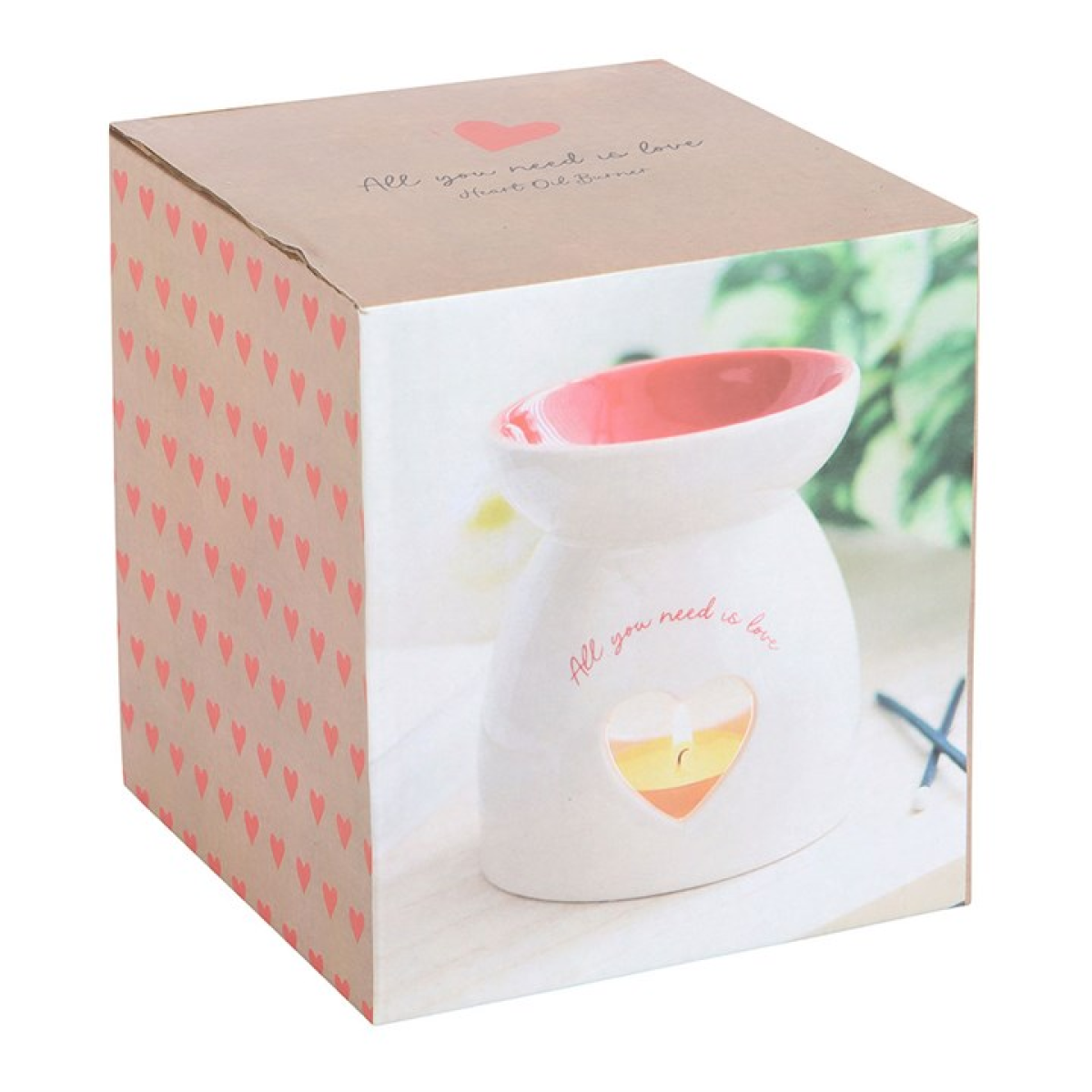 All You Need is Love Heart Oil Burner and Wax Warmer - Image 5