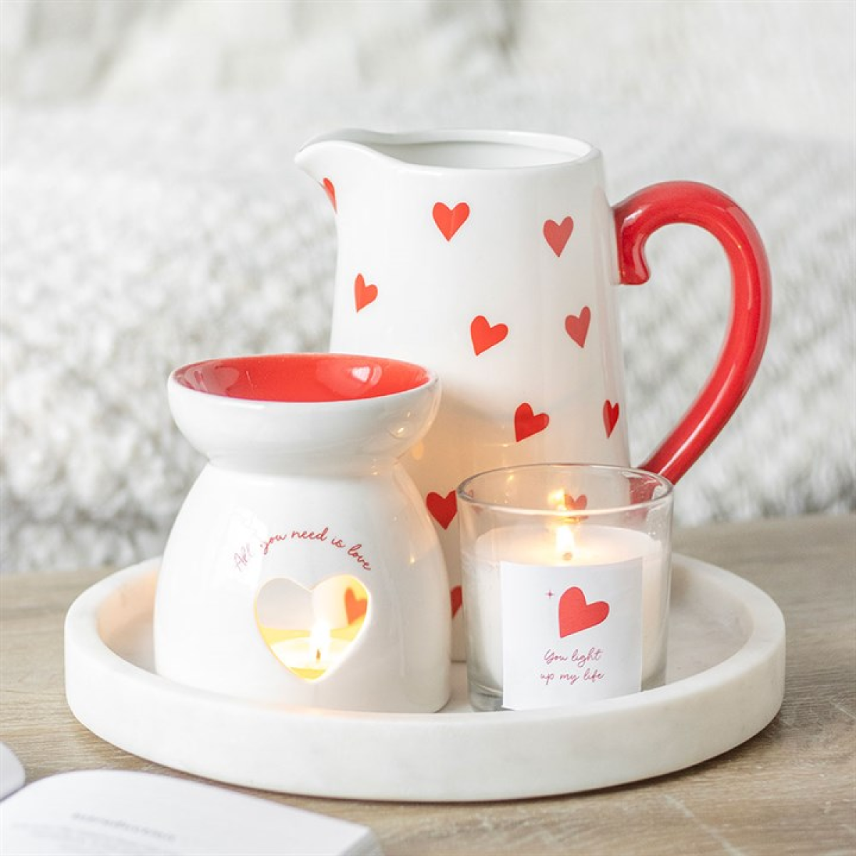 All You Need is Love Heart Oil Burner and Wax Warmer - Image 6