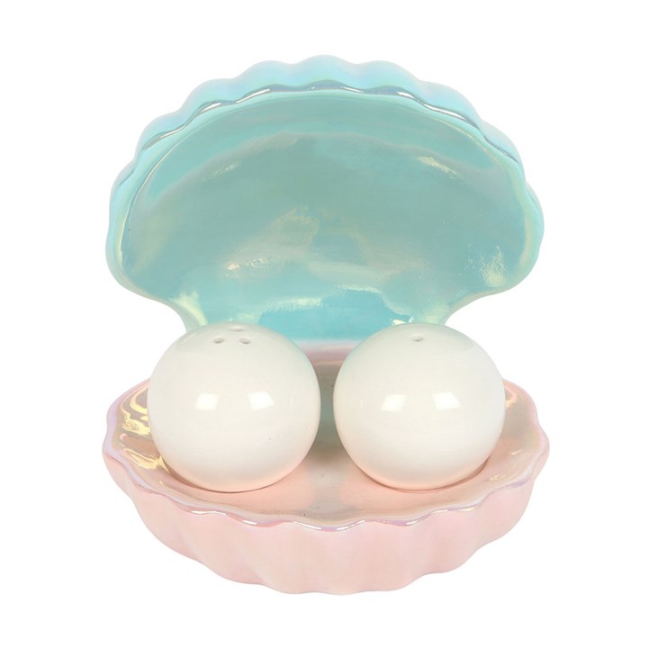 Clam Shell Salt and Pepper Shakers - Image 2