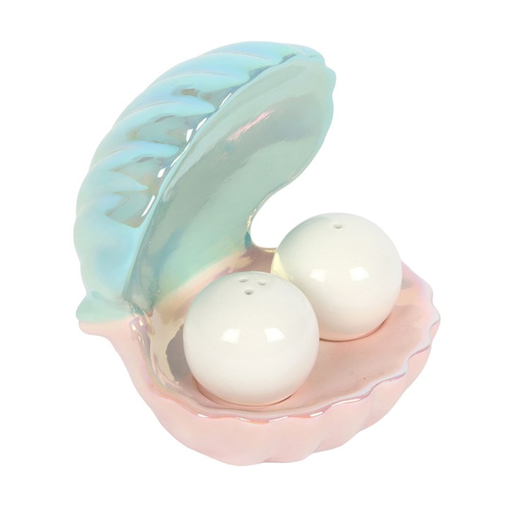 Clam Shell Salt and Pepper Shakers - Image 3