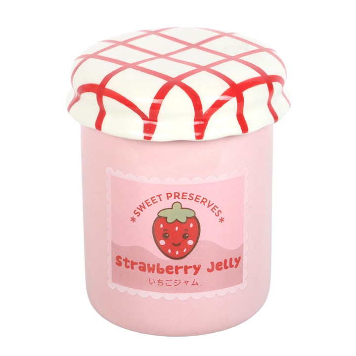 Strawberry Jelly Jar Oil Burner and Wax Warmer - Image 3