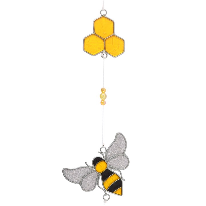 String of Bee and Honeycomb Suncatchers - Image 3