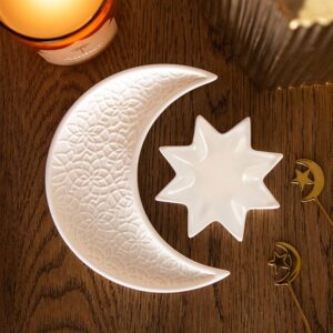 Crescent Moon and Star Trinket Dishes