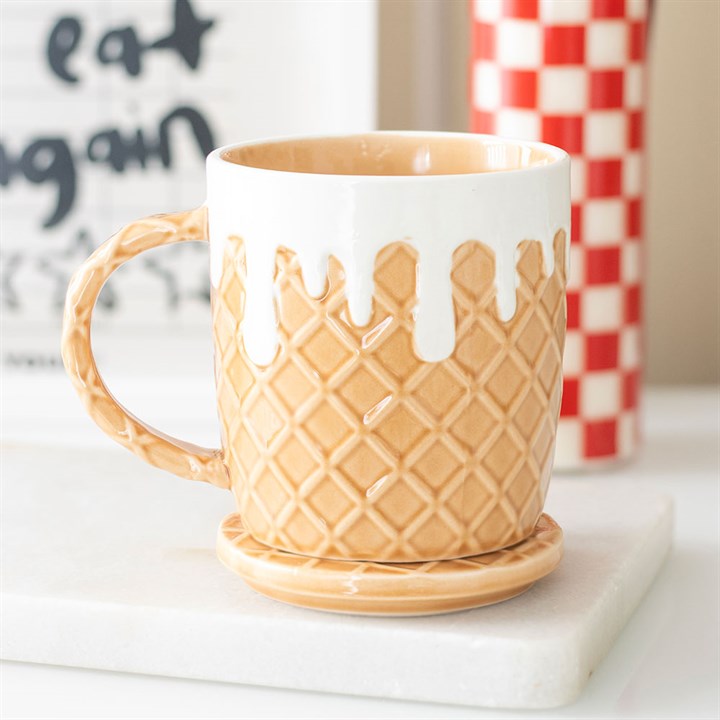 Waffle Mug and Coaster Set - Image 2