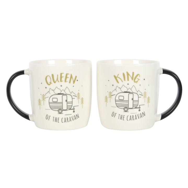King and Queen Couples Caravan Mug Set - Image 2