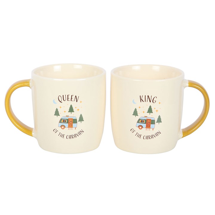 Camping King and Queen Couples Mug Set - Image 3