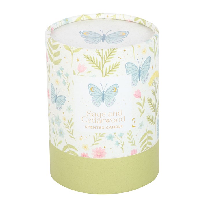 Luna Bloom Butterfly Sage and Cedarwood Candle - Image 4