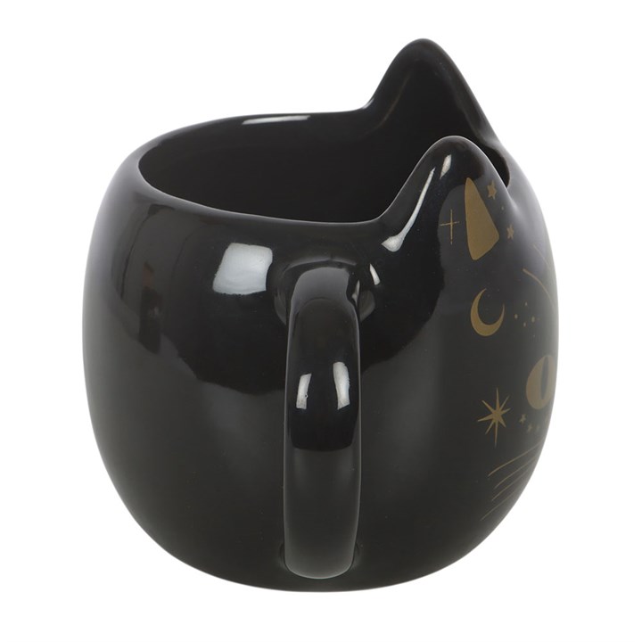 Magick Black Cat Face Mug - Image 3