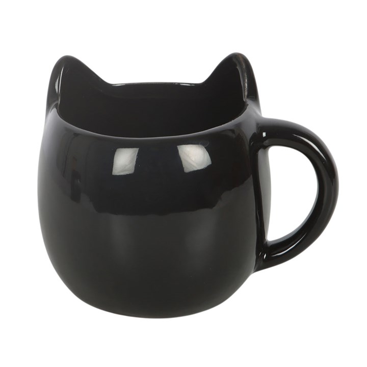 Magick Black Cat Face Mug - Image 4