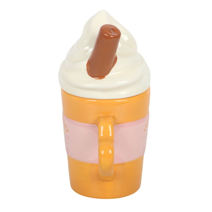 Fresh Brewed Pumpkin Spice Latte Lidded Mug - Image 4
