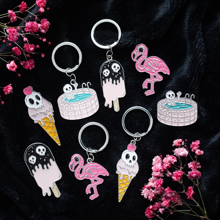 Ice Scream Cone Keyring - Image 4