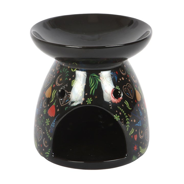 Midnight Bloom Print Oil Burner - Image 2