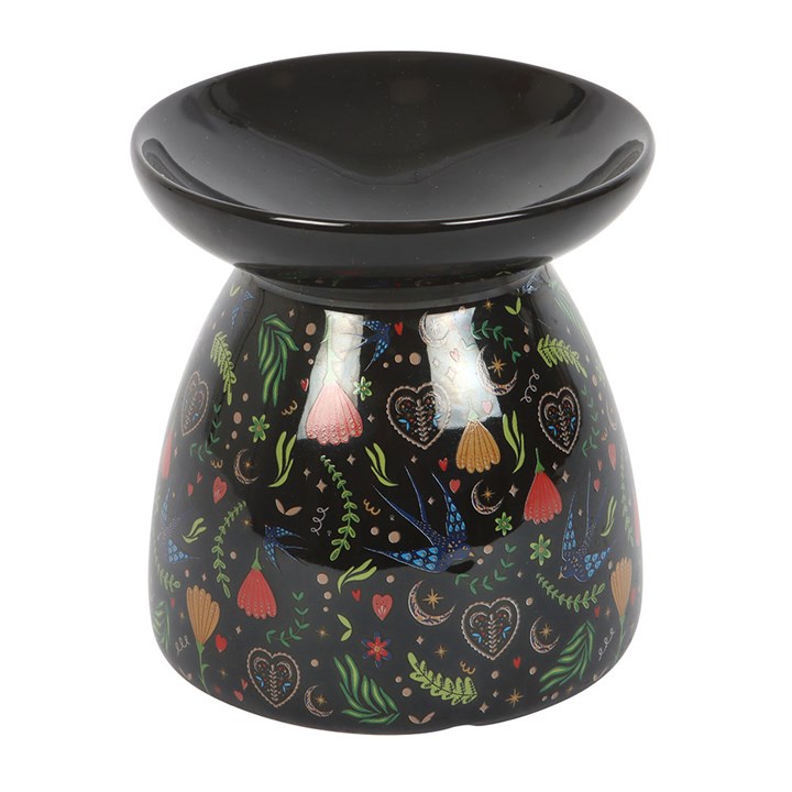 Midnight Bloom Print Oil Burner - Image 4