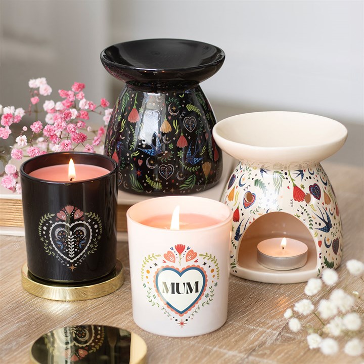 Midnight Bloom Print Oil Burner - Image 5