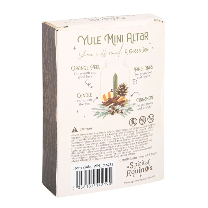 Cedar & Pine Winter Ritual Spell Candles - Image 4