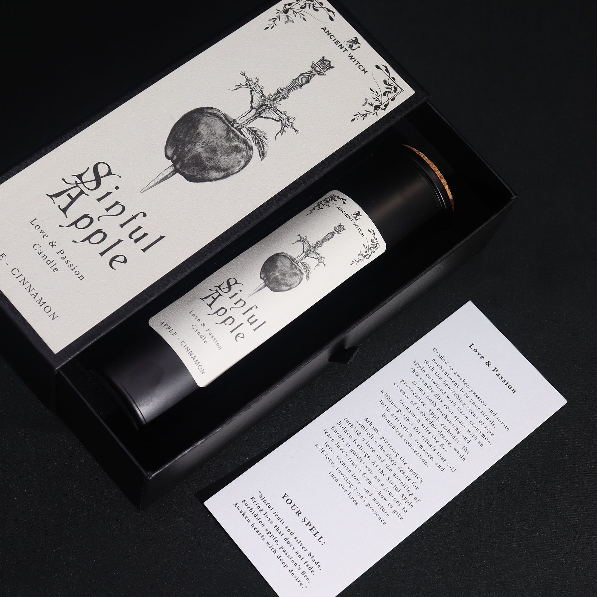 Ancient Witch Ritual Candles - Sinful Apple - Image 2