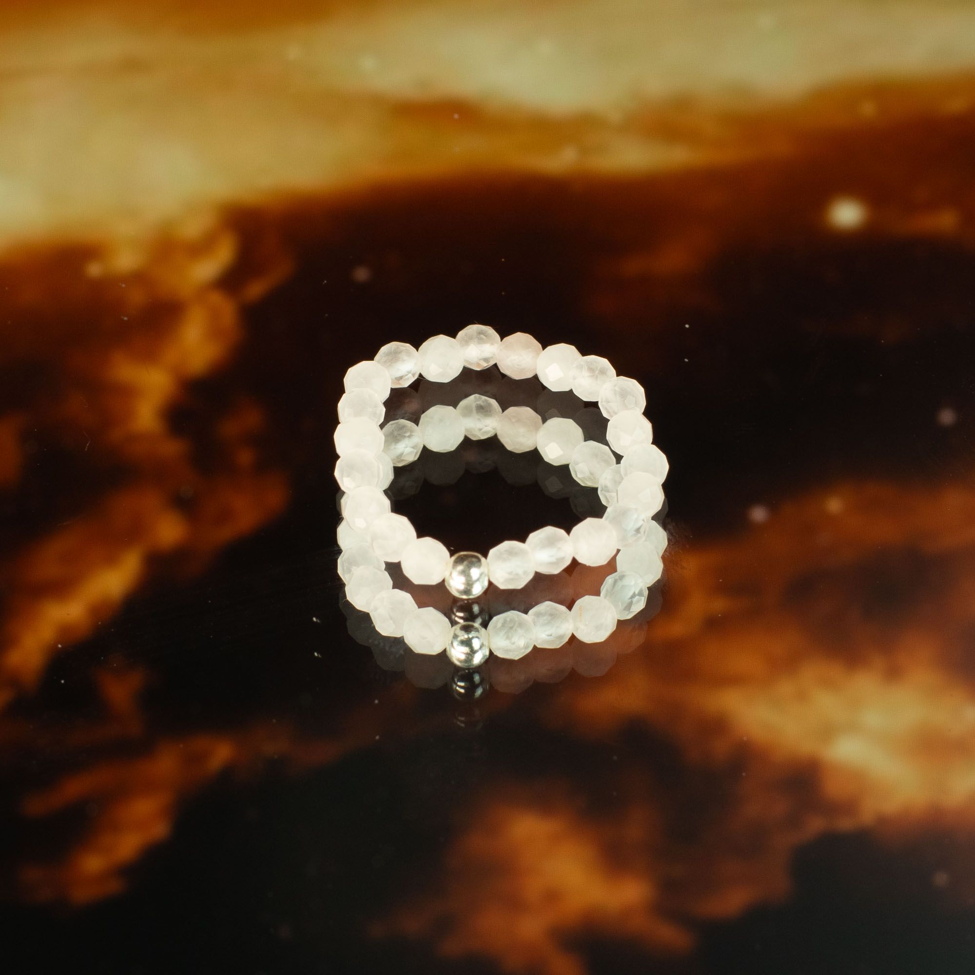Nymph Spirit Gemstone Ring Set - Love & Flame - Image 6