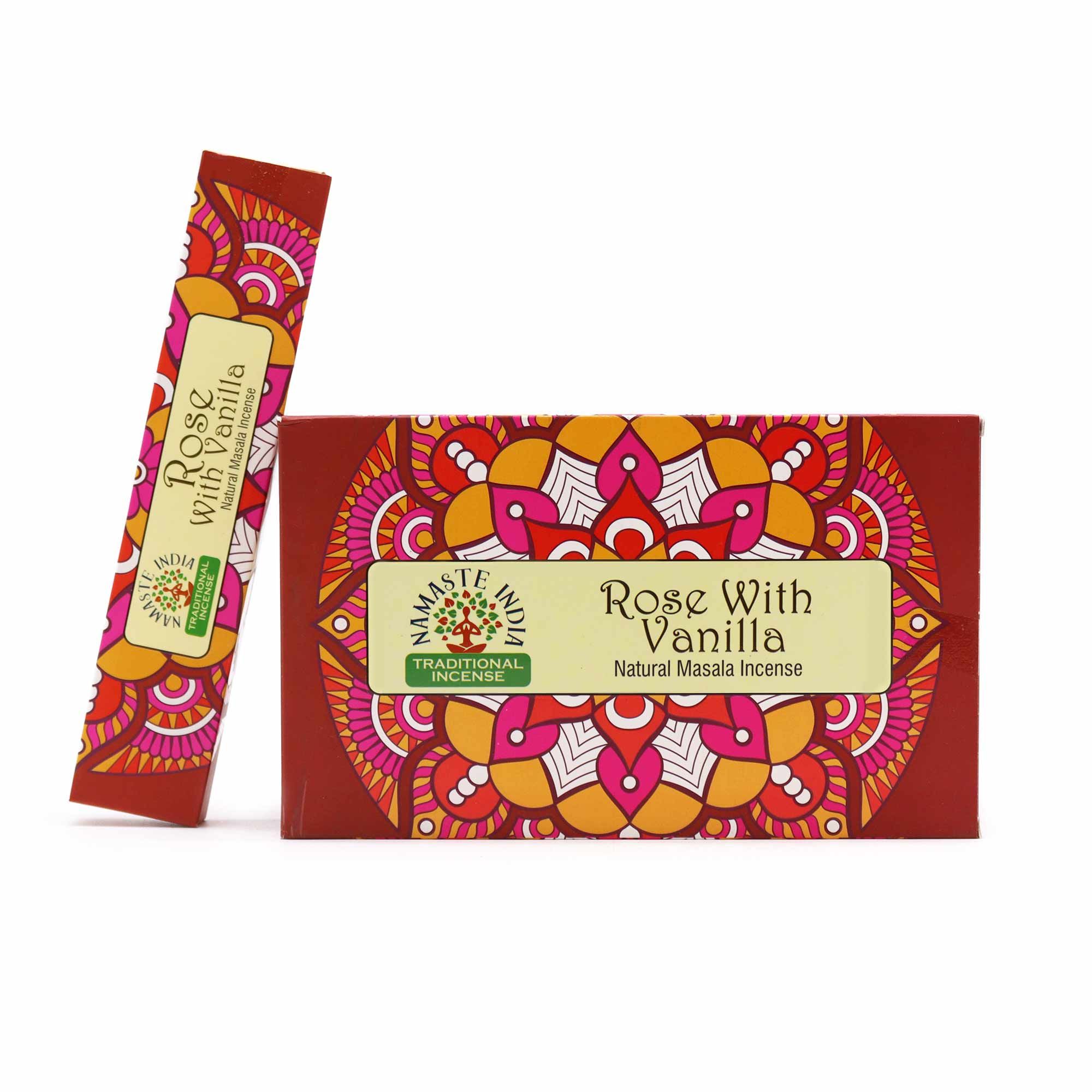 Namaste Mandala Masala Incense - Rose With Vanilla - Image 6