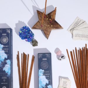 Eucalyptus Zodiac Gemstone Crystal Incense - Capricorn