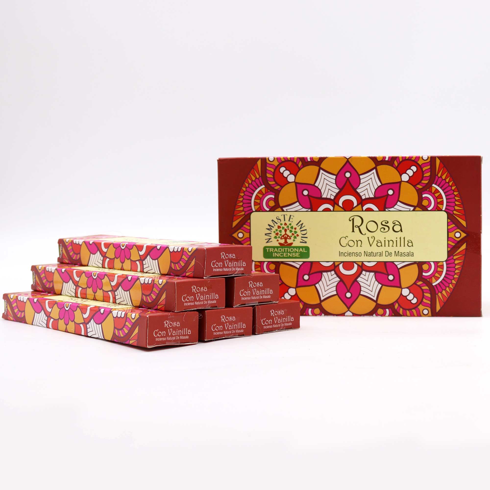 Namaste Mandala Masala Incense - Rose With Vanilla - Image 5