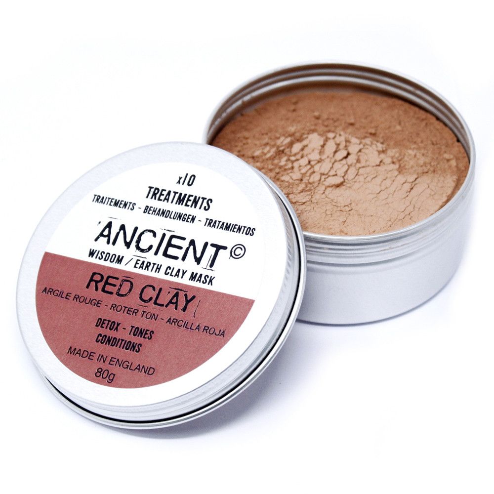 Red Clay Face Mask 80g - Image 5