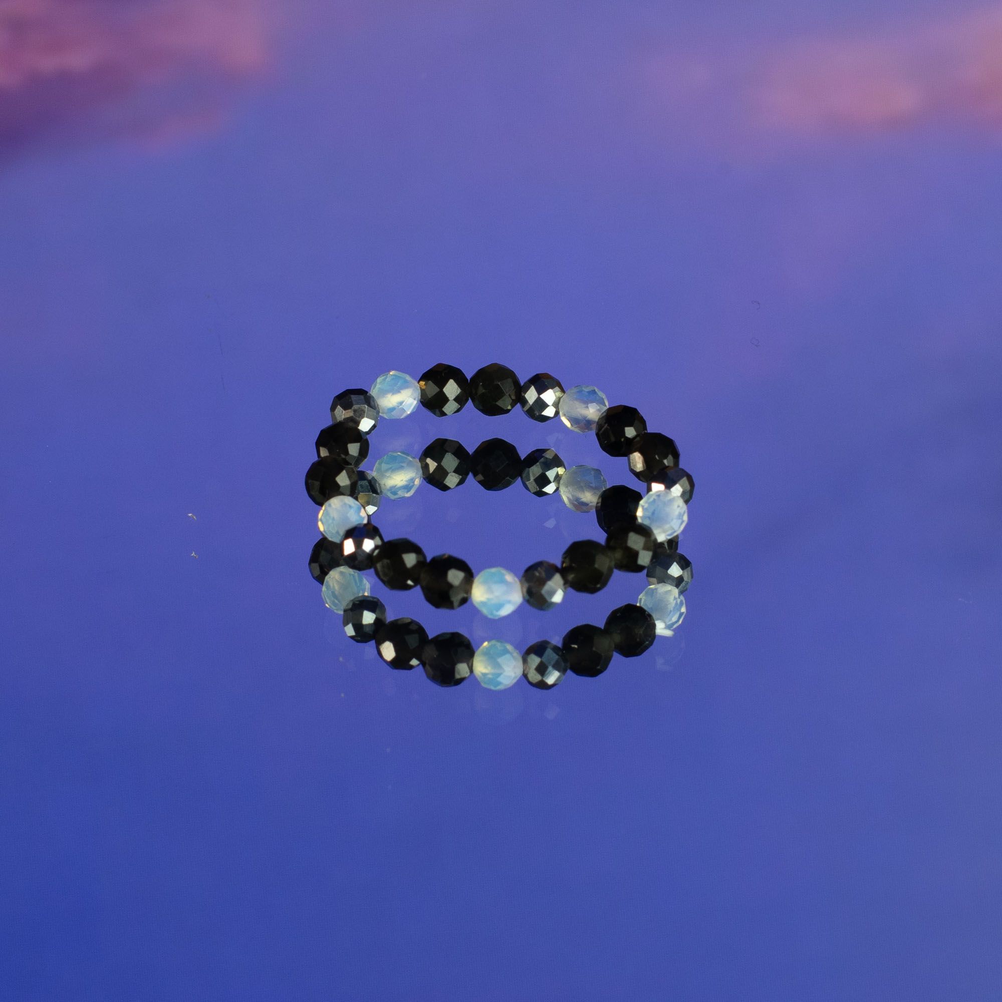 Nymph Spirit Gemstone Ring Set - Full Moon - Image 3