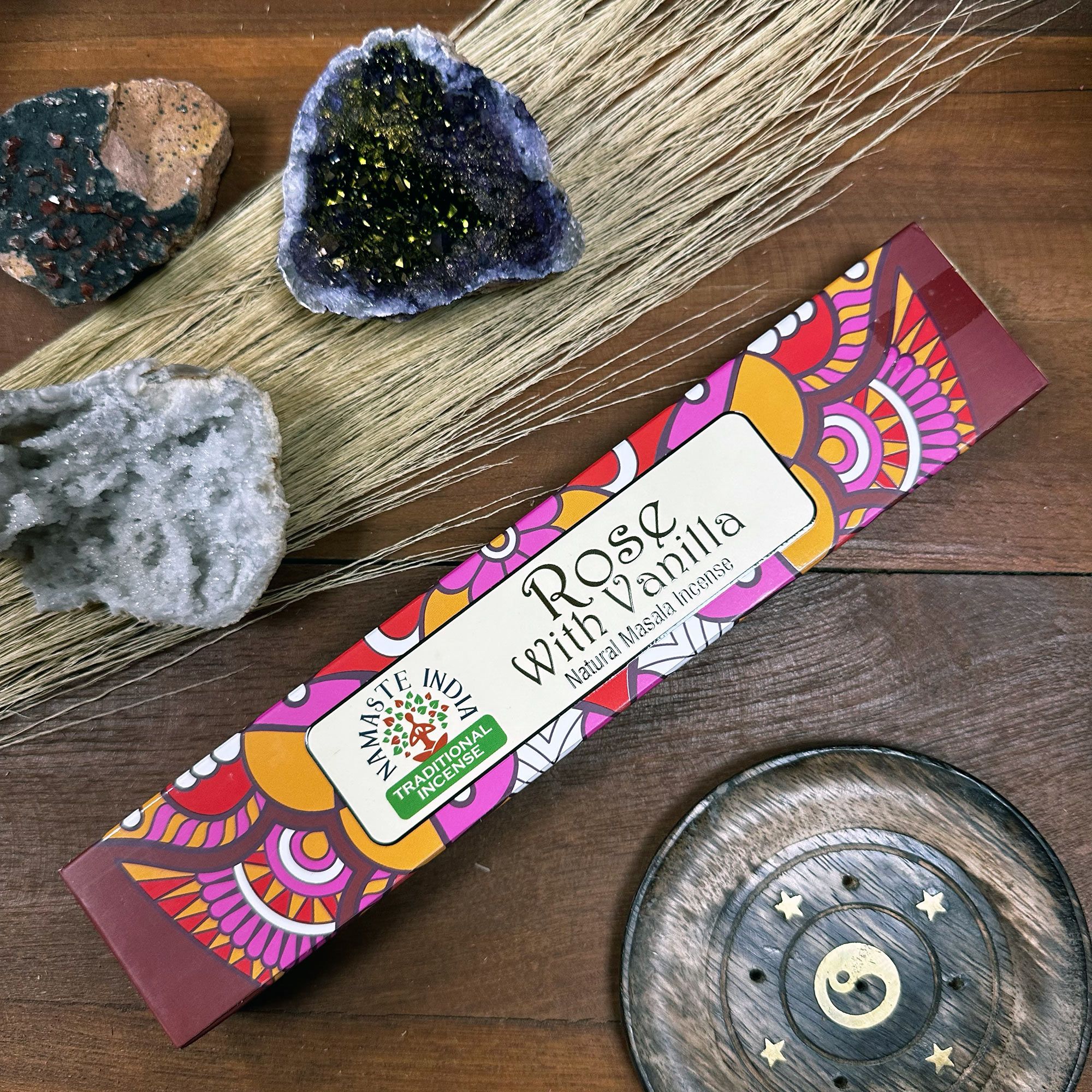 Namaste Mandala Masala Incense - Rose With Vanilla - Image 4