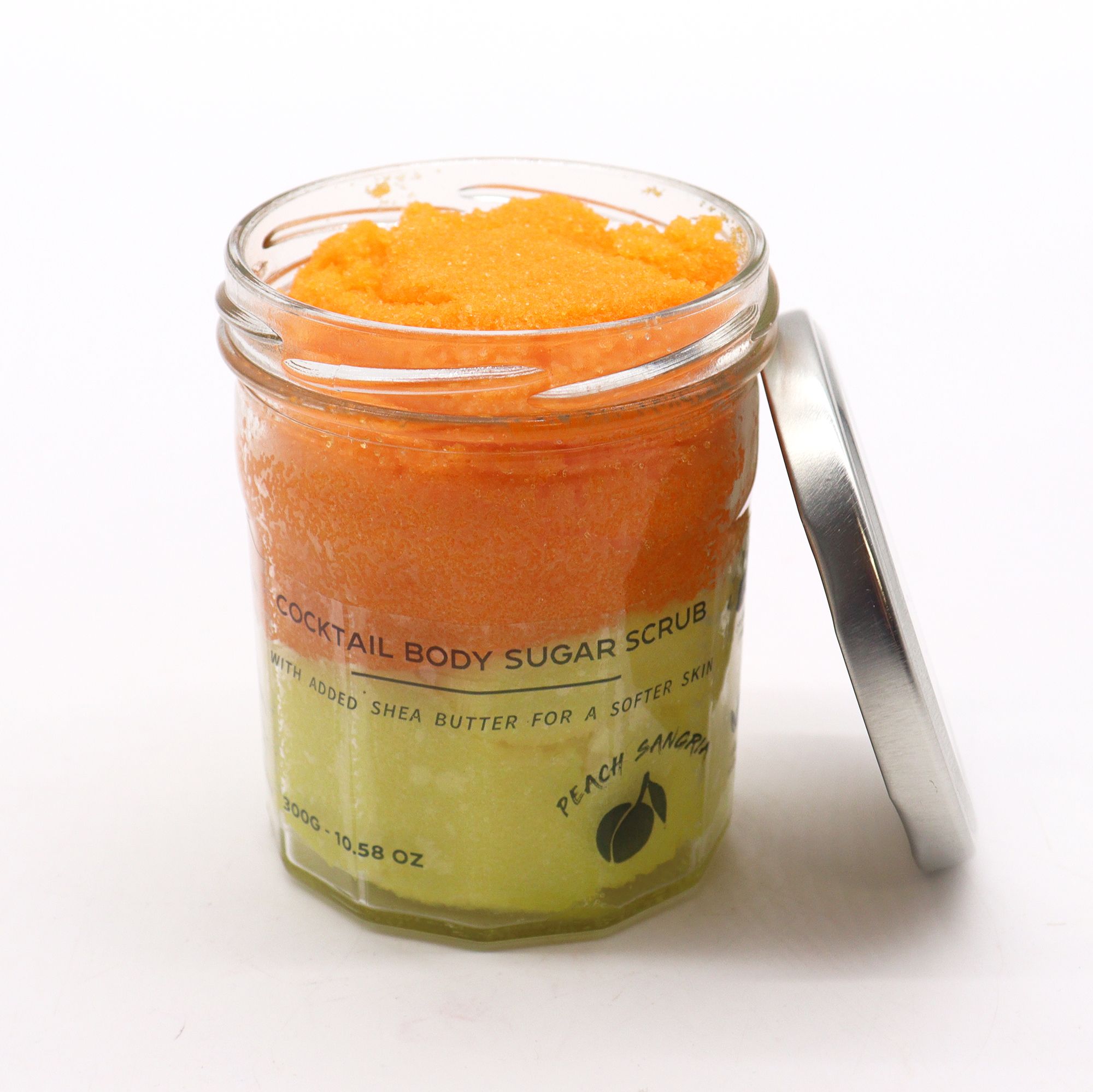 Fragranced Sugar Body Scrub - Peach Sangria 300g - Image 3