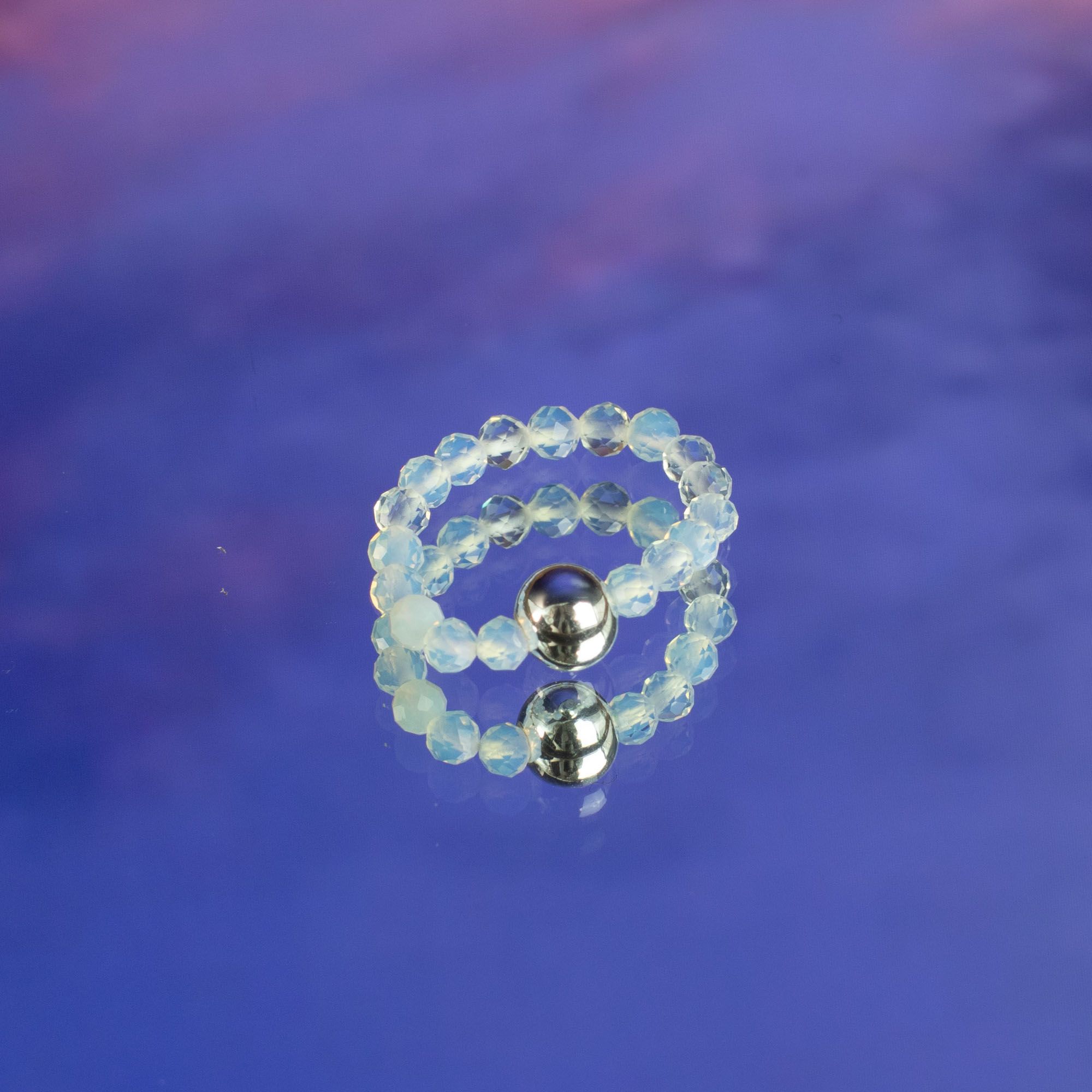Nymph Spirit Gemstone Ring Set - Full Moon - Image 4