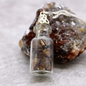 Bottled Gemstones Necklace - Amethyst