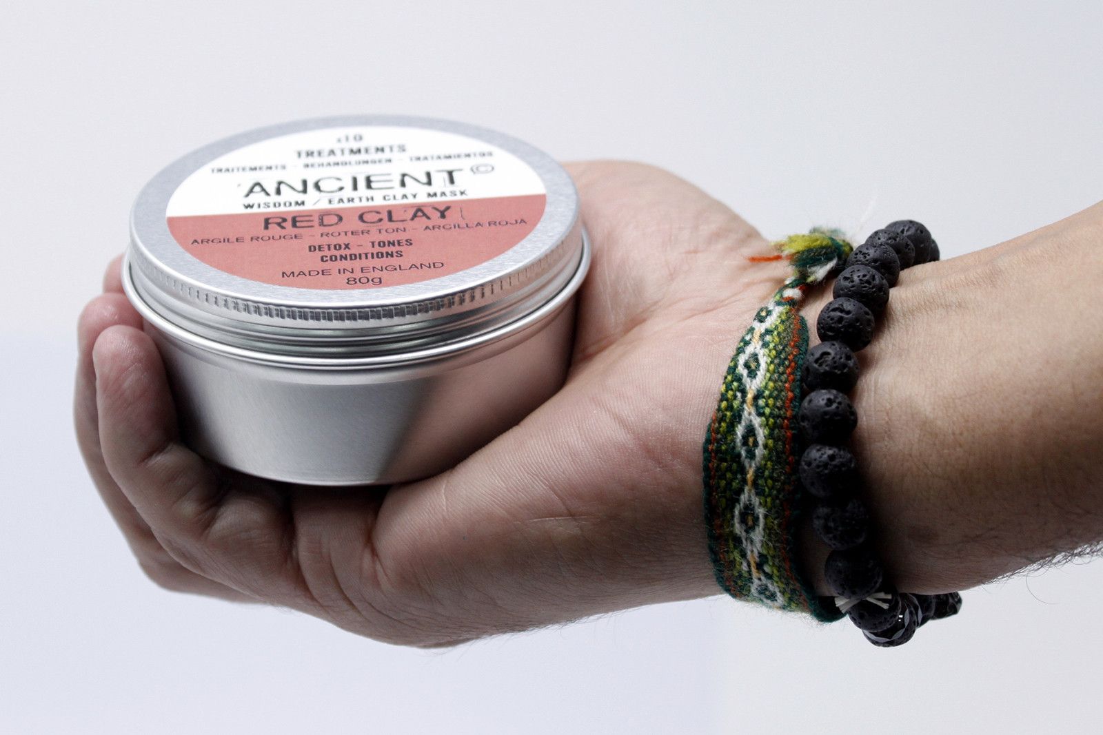 Red Clay Face Mask 80g - Image 3