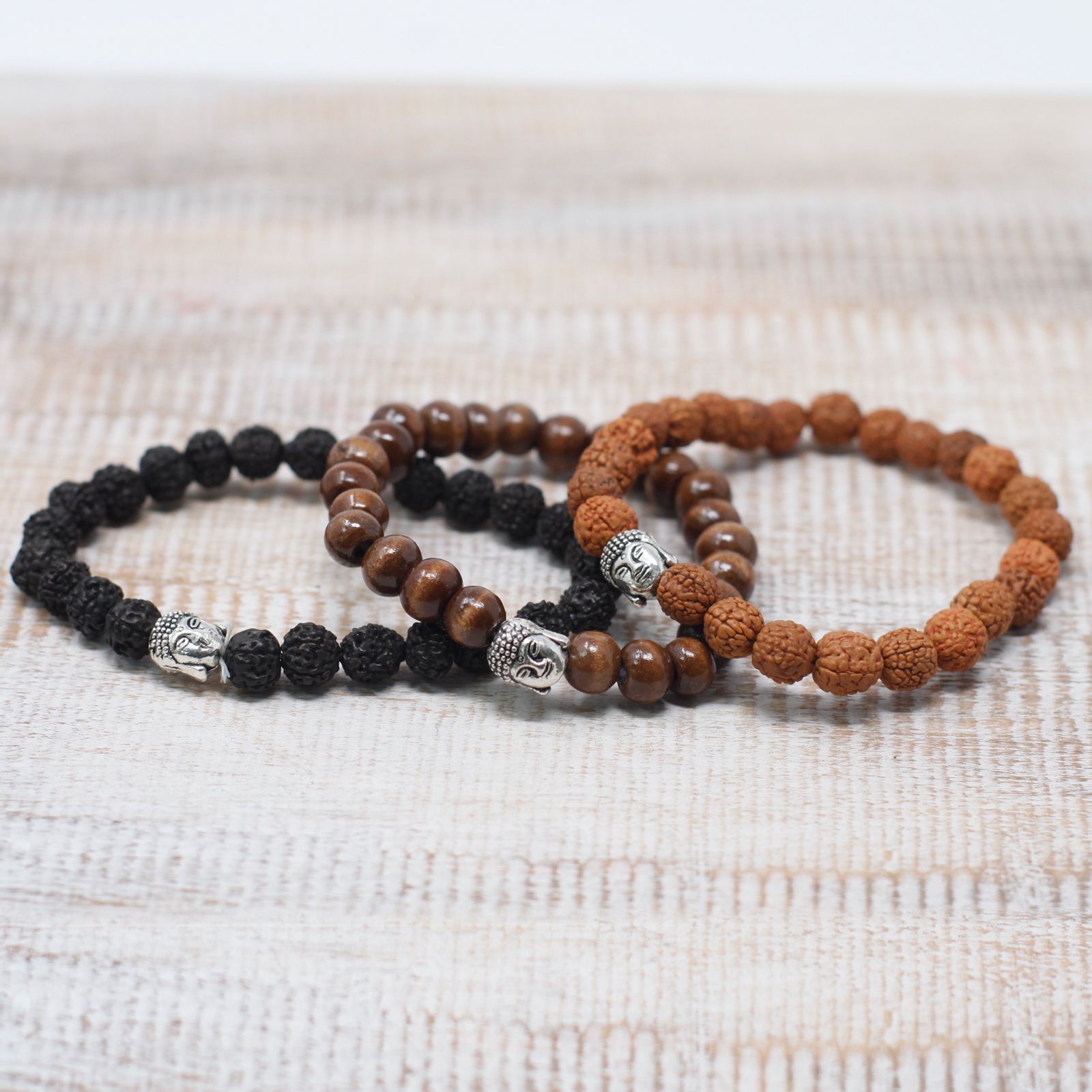 Darkwood Beads & Buddah Bangle - Image 4