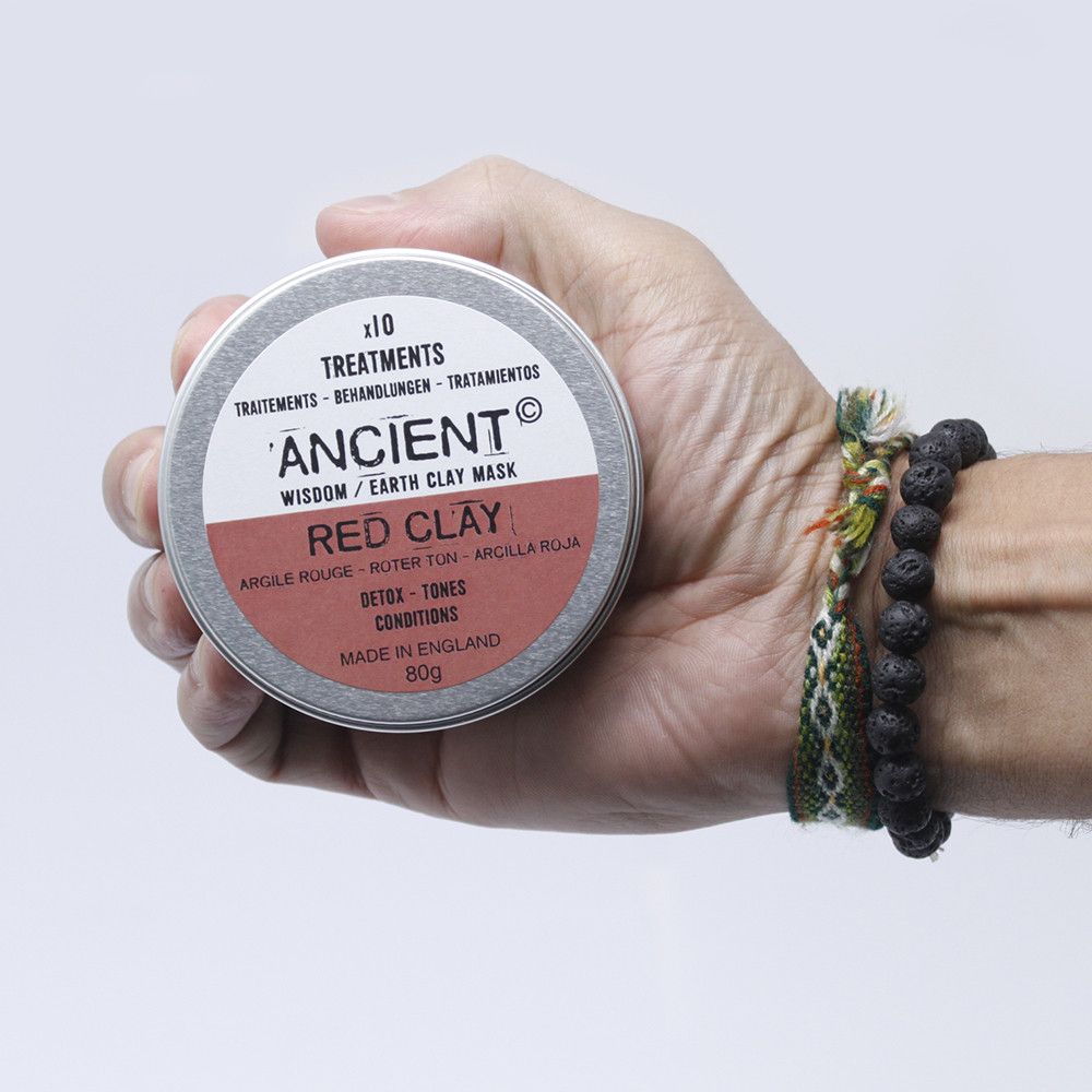 Red Clay Face Mask 80g - Image 4