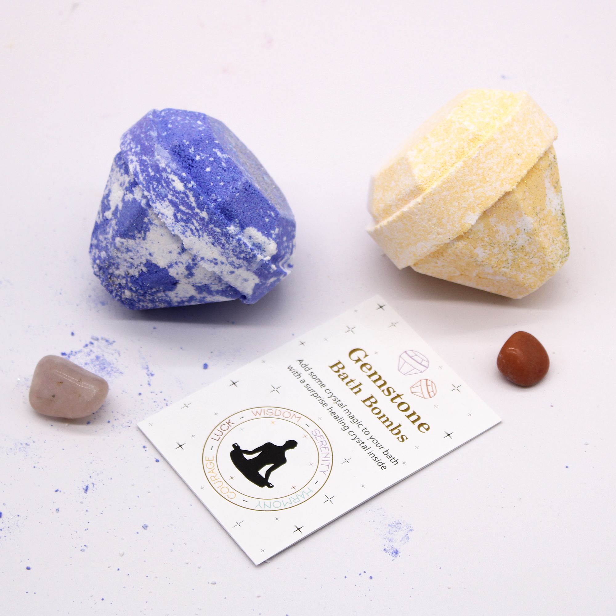 Gemstone Bath Bomb - Raspberry & Pomegranate - Image 4