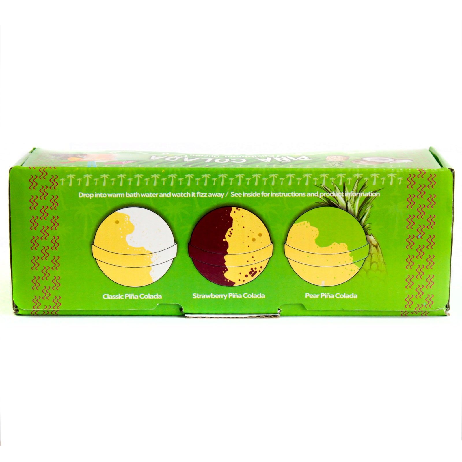 Set of Three Piña Colada Bath Bombs - Image 5